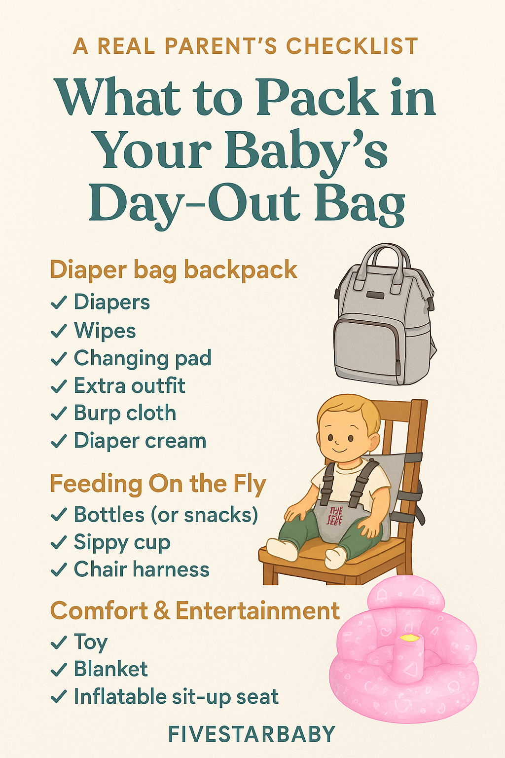 What to Pack in Your Baby’s Day-Out Bag – A Real Parent’s Checklist