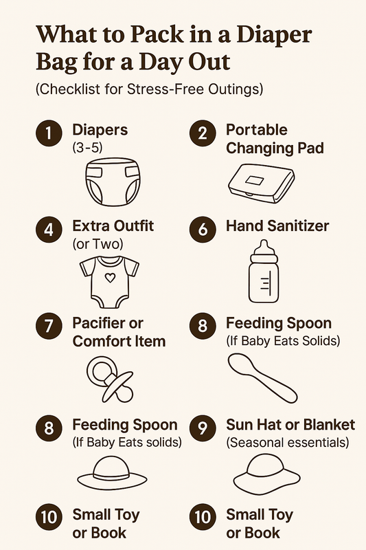 What to Pack in a Diaper Bag for a Day Out (Checklist for Stress-Free Outings)