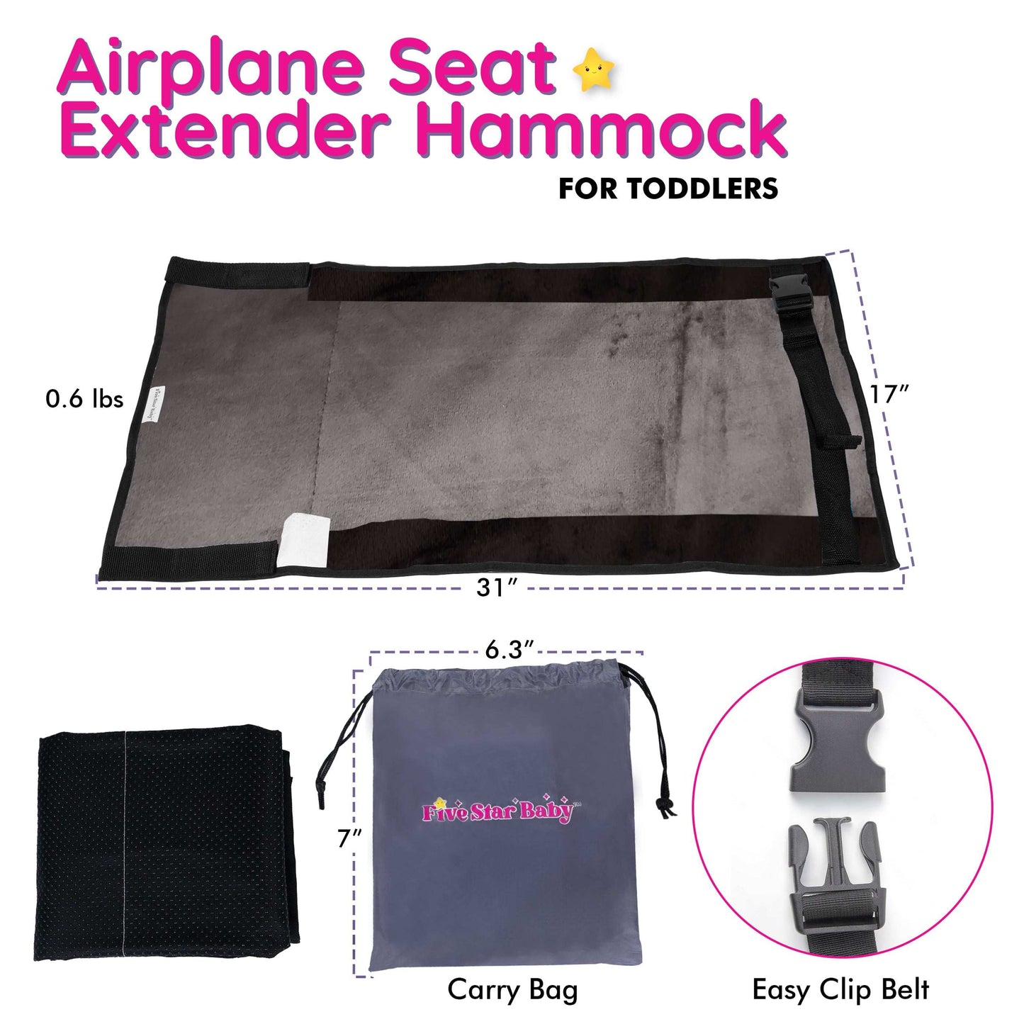 Toddler Airplane Bed in Pink