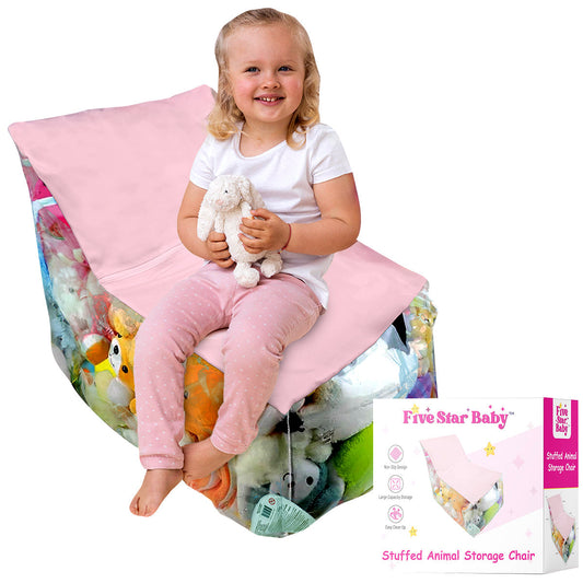 FiveStarBaby Stuffed Animal Storage Chair - Front