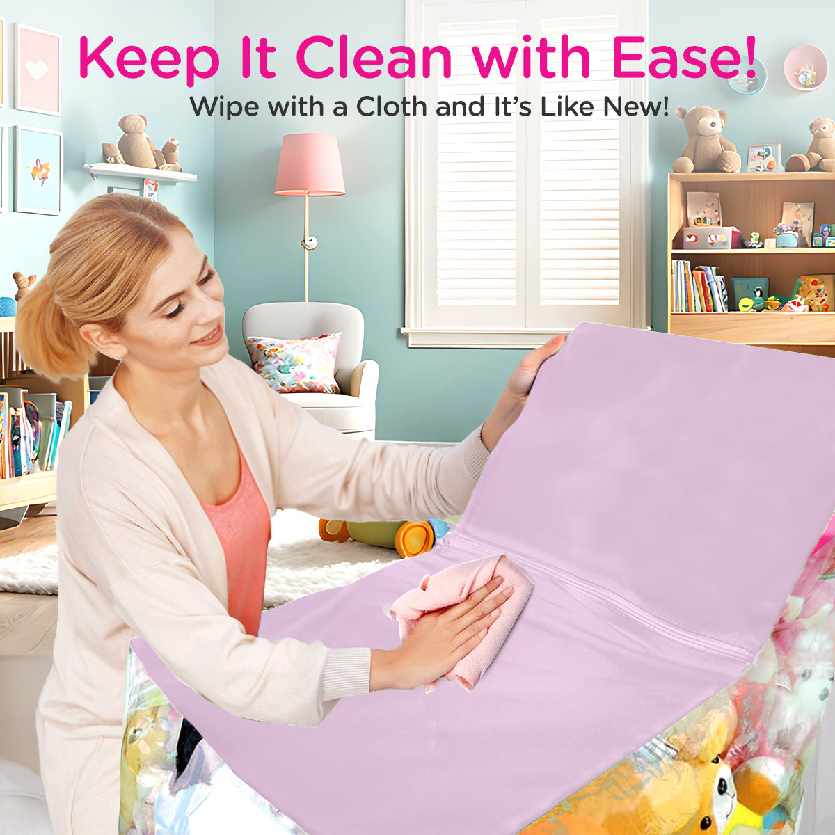 Clear Stuffed Animal Storage Chair | FiveStarBaby